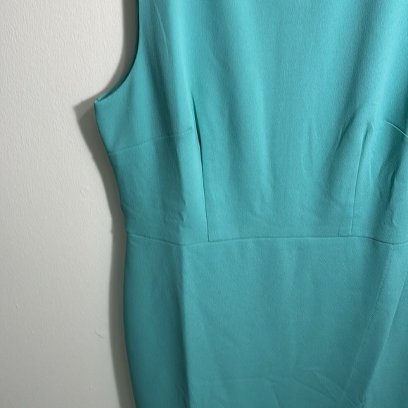 Maggy London Sea Blue Sleeveless Sheath Dress - Picture 6 of 13